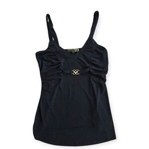 Y2K South Pole Women's Tank Top, Black, Size Large